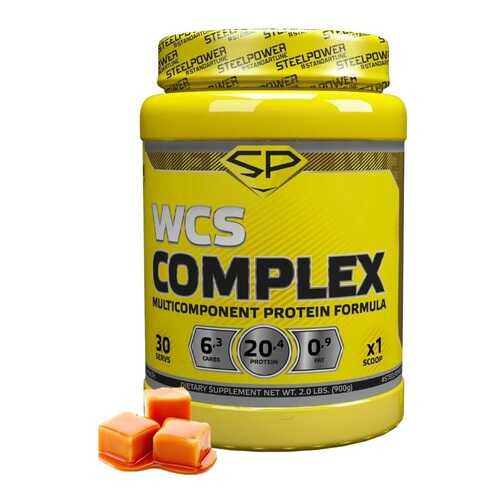 Мультикомпонентный протеин WCS COMPLEX, 900 гр, вкус «Сливочная карамель», STEELPOWER в Спортмастер