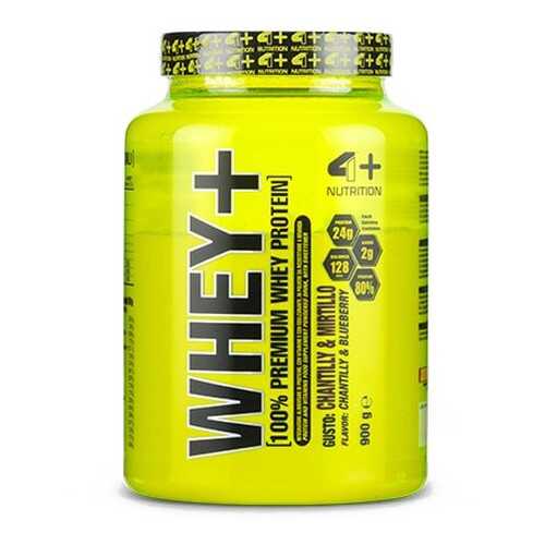 Протеин 4+ Nutrition Whey+ 900 г Chantilly & Blueberry в Спортмастер