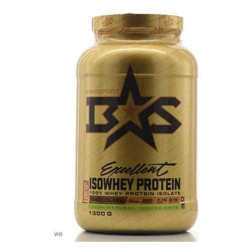 Протеин Binasport Excellent Isowhey 1300 г Chocolate в Спортмастер
