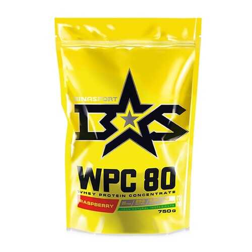 Протеин Binasport WPC 80 Whey Protein 750 г Raspberry в Спортмастер