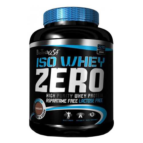 Протеин BioTech Iso Whey Zero 2270 г Strawberry в Спортмастер