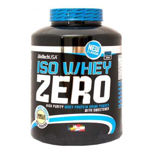 Протеин BioTech Iso Whey Zero 2270 г Vanilla в Спортмастер