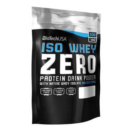 Протеин BioTech Iso Whey Zero 500 г Chocolate в Спортмастер