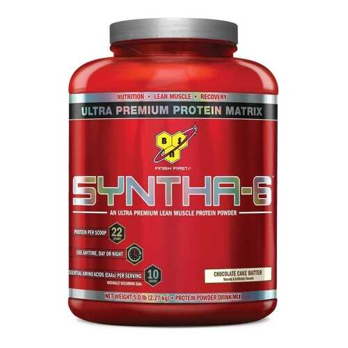 Протеин BSN Syntha-6 2290 г Chocolate Cake Batter в Спортмастер