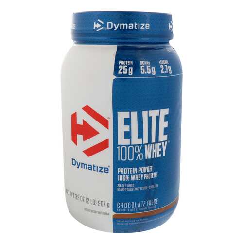 Протеин Dymatize Nutrition Elite Whey 907 г Chocolate Cake Batter в Спортмастер