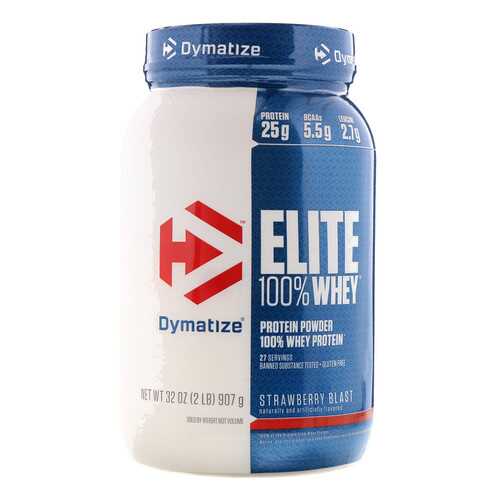Протеин Dymatize Nutrition Elite Whey Protein 907 г Strawberry Blast в Спортмастер