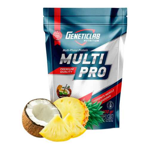 Протеин GeneticLab Nutrition Multi Pro 1000 г Pina Colada в Спортмастер