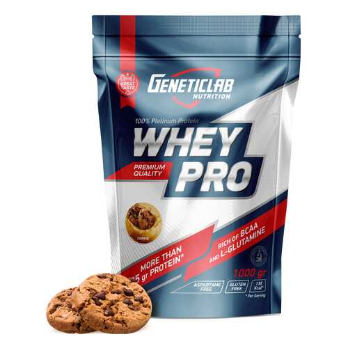 Протеин GeneticLab Nutrition Whey Pro 1000 г Cookie в Спортмастер