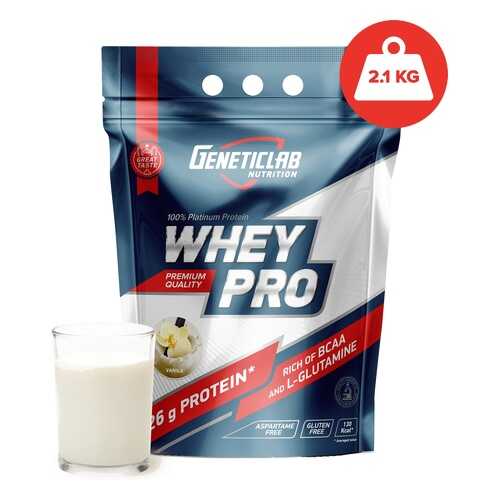 Протеин GeneticLab Nutrition Whey Pro 2100 г Vanilla в Спортмастер