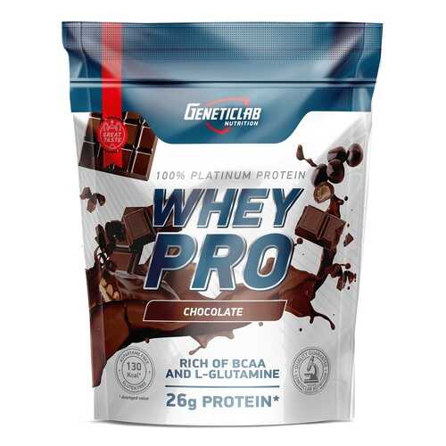 Протеин GeneticLab Nutrition Whey Pro 900 г Chocolate в Спортмастер