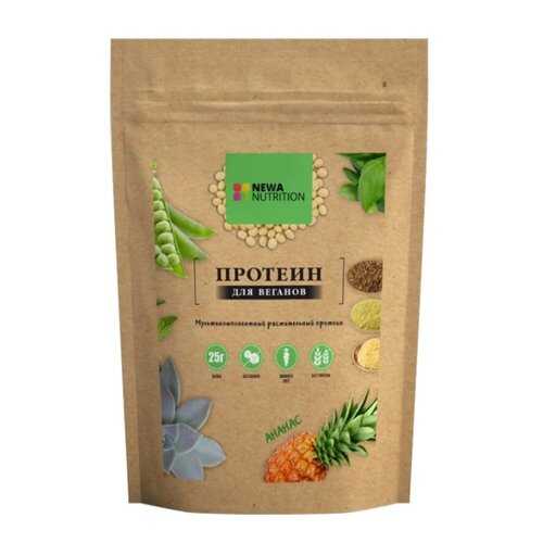Протеин Newa Nutrition Растительный для веганов Ананас 700г в Спортмастер