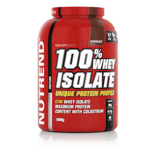 Протеин NUTREND 100% Whey Isolate (1.8 кг) шоколад в Спортмастер