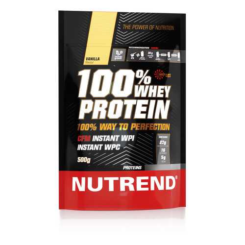 Протеин NUTREND 100% Whey Protein (0.5 кг) ваниль в Спортмастер