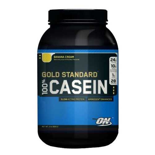Протеин Optimum Nutrition 100% Gold Standard Casein 909 г Banana Cream в Спортмастер