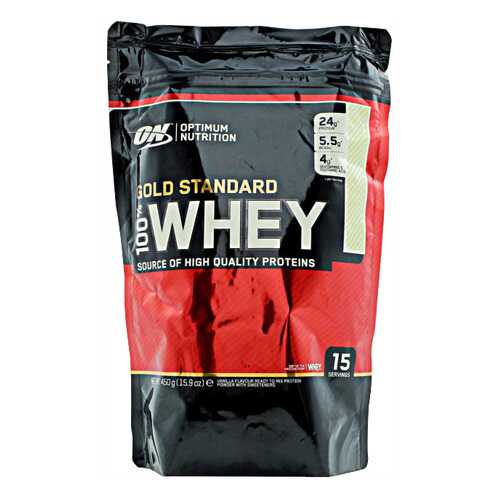 Протеин Optimum Nutrition 100% Whey Gold Standard 450 г Vanilla в Спортмастер