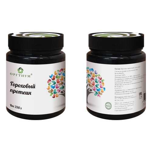 Протеин Оргтиум гороховый 250 г без вкуса в Спортмастер