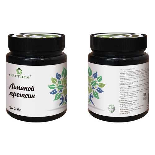 Протеин Оргтиум Льняной 250 г без вкуса в Спортмастер