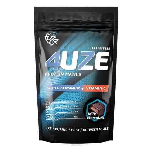 Протеин PureProtein Fuze Protein + Glutamine 750 г Milk Chocolate в Спортмастер