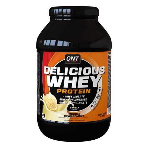 Протеин QNT Delicious Whey Protein 2200 г Vanilla в Спортмастер
