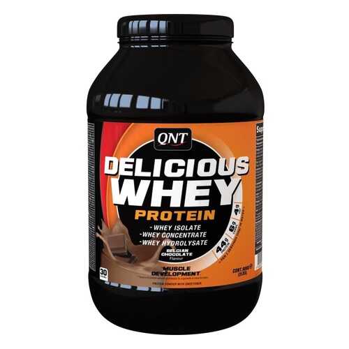 Протеин QNT Delicious Whey Protein 908 г Belgian Chocolate в Спортмастер