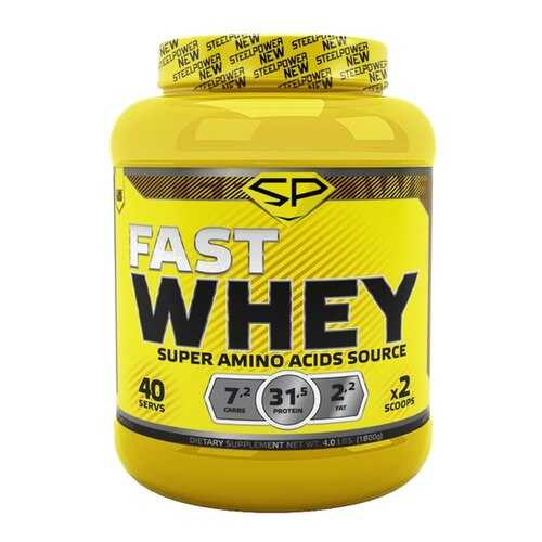 Протеин Steel Power Nutrition Fast Whey Protein 1800 г клубника со сливками в Спортмастер