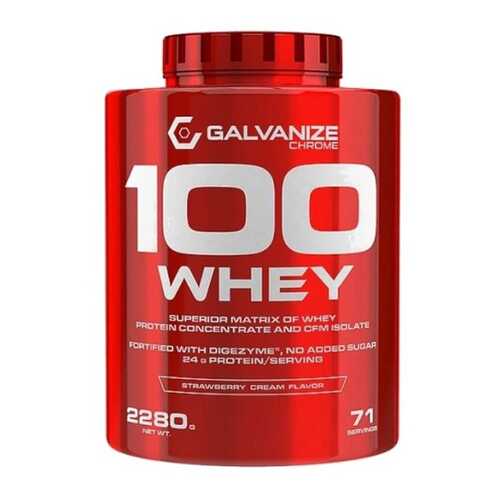 Протеин сывороточный GALVANIZE 100 Whey 2270 г вкус: Банан в Спортмастер