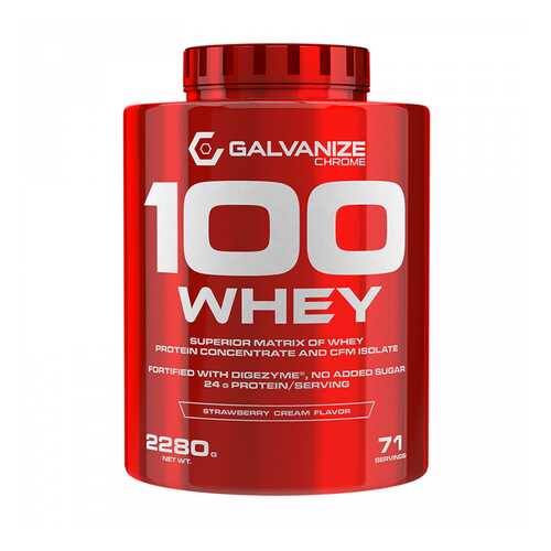 Протеин сывороточный GALVANIZE 100 Whey Protein 2270 г вкус: Молочный шоколад в Спортмастер