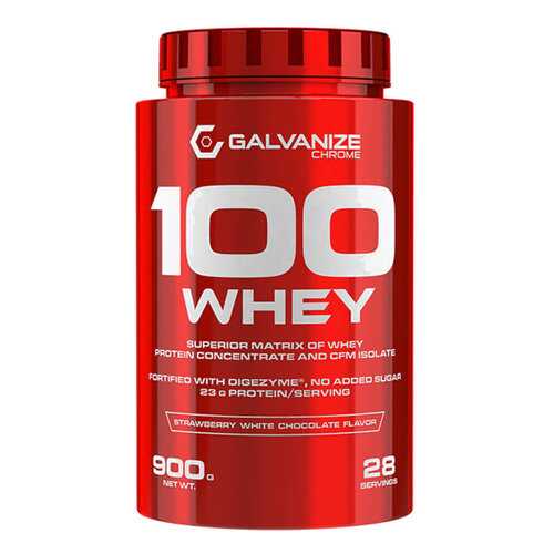 Протеин сывороточный GALVANIZE 100 Whey Protein 900 г вкус: Банан в Спортмастер