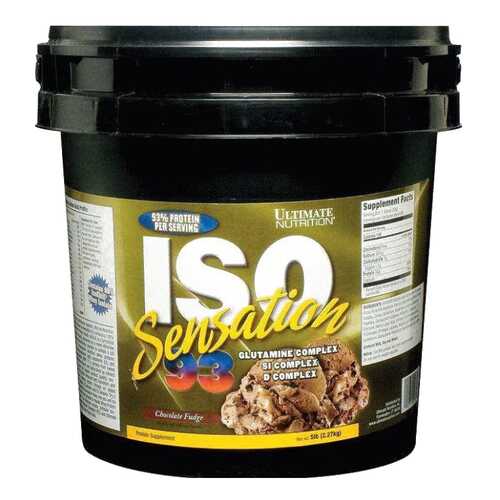 Протеин Ultimate Nutrition Iso Sensation 93 2270 г Chocolate Fudge в Спортмастер