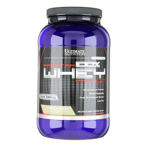 Протеин Ultimate Nutrition Prostar 100% Whey Protein 900 г Vanilla Creme в Спортмастер