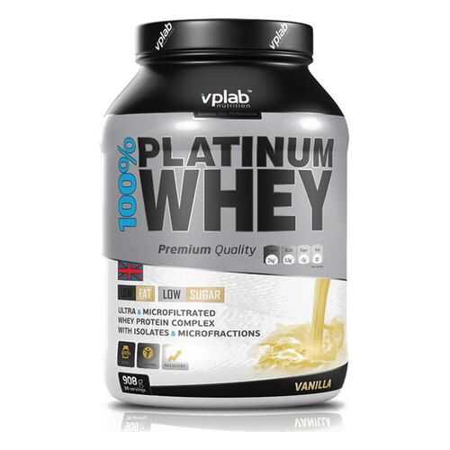 Протеин VPLab 100 % Platinum Whey 910 г Vanilla в Спортмастер