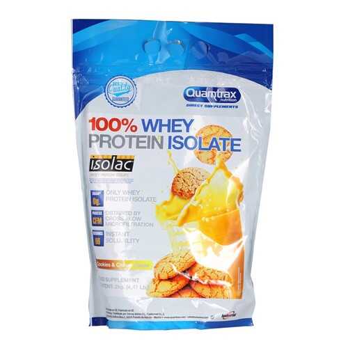 Quamtrax Nutrition Изолят протеина Direct Whey Protein Isolate, 2000 г, вкус: печенье-крем в Спортмастер