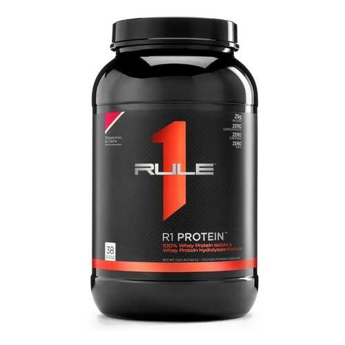 Rule One Proteins Протеин Rule 1 R1 Protein (изолят), 1144 г, вкус: клубничный крем в Спортмастер