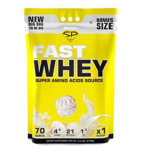 Сывороточный протеин Fast Whey, 2100 г, Ванильный зефир, SteelPower в Спортмастер