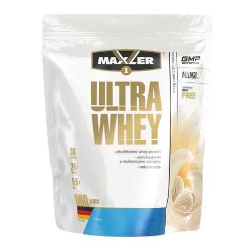 Сывороточный протеин MAXLER Ultra Whey 900 гр (Ваниль) в Спортмастер