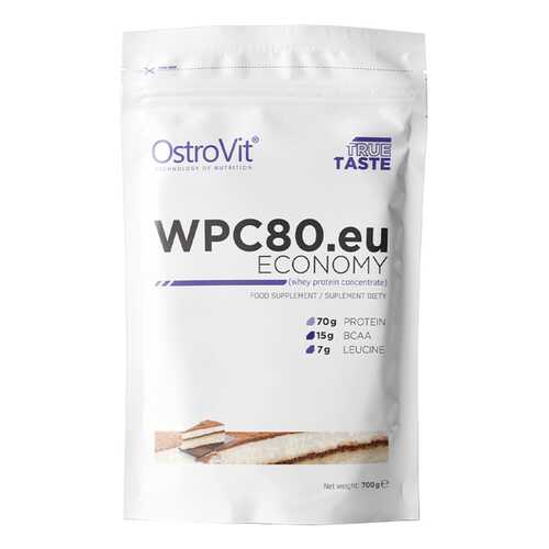 Сывороточный протеин Ostrovit Economy WPC80.eu, 700г (Тирамису) в Спортмастер