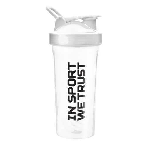 Шейкер Be First In Sport We Trust TS 1356 600 мл белый в Спортмастер