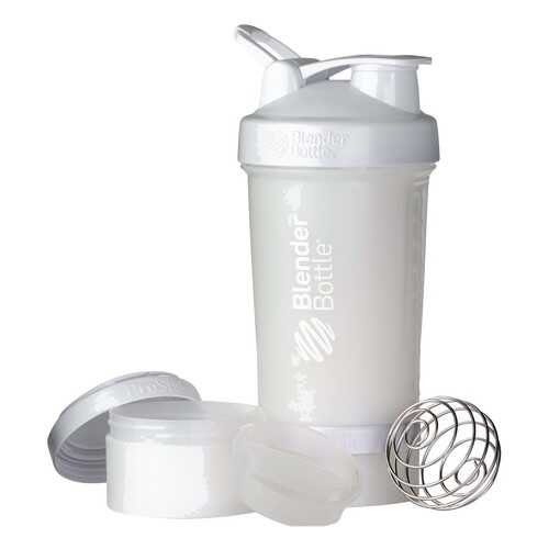 Шейкер Blender Bottle ProStak Full Color 1 кам. 650 мл белый в Спортмастер