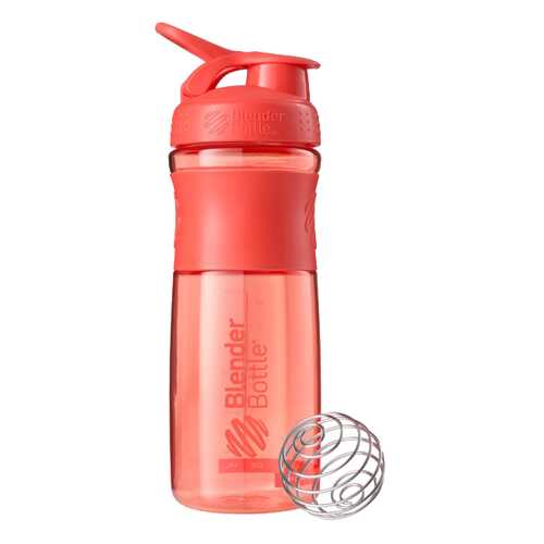 Шейкер Blender Bottle SportMixer 1 кам. 828 мл коралловый в Спортмастер