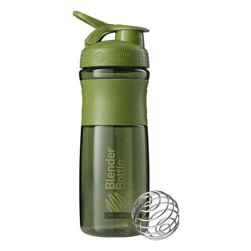 Шейкер Blender Bottle SportMixer 1 кам. 828 мл оливковый в Спортмастер