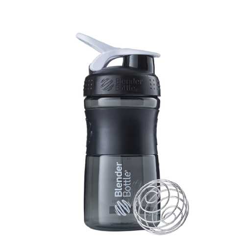 Шейкер BlenderBottle SportMixer 591 мл Black/White черный/белый в Спортмастер