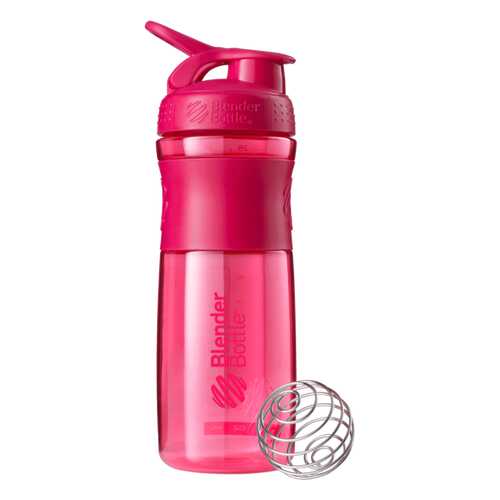Шейкер BlenderBottle SportMixer 828 мл Pink малиновый в Спортмастер