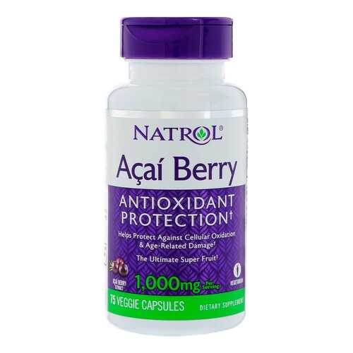 Антиоксидант Natrol AcaiBerry 60 75 капс. в Спортмастер