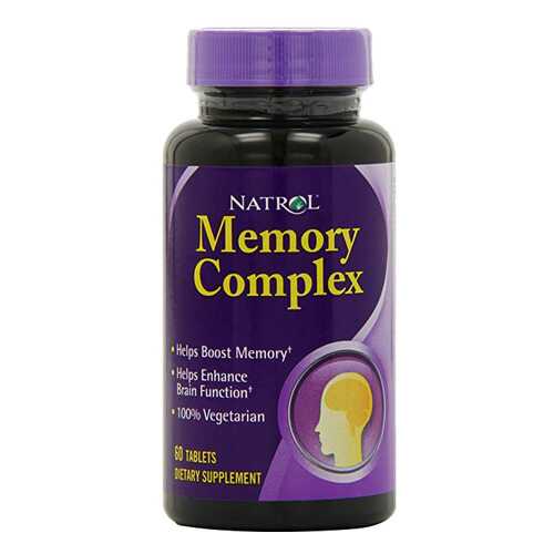 Добавка для памяти Natrol Memory Complex 60 табл. в Спортмастер