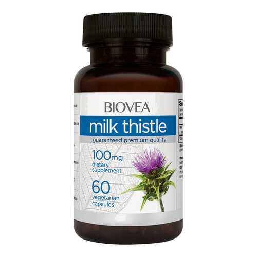 Добавка для здоровья BIOVEA Milk Thistle 60 капс. натуральный в Спортмастер