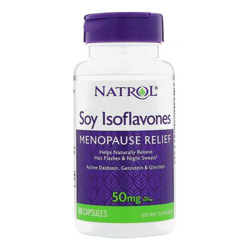 Добавка для здоровья Natrol Soy Isoflavones 60 капс. натуральный в Спортмастер