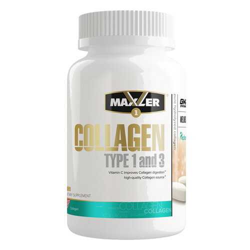 Коллаген Maxler Collagen Type 1 and 3, 90 таблеток в Спортмастер