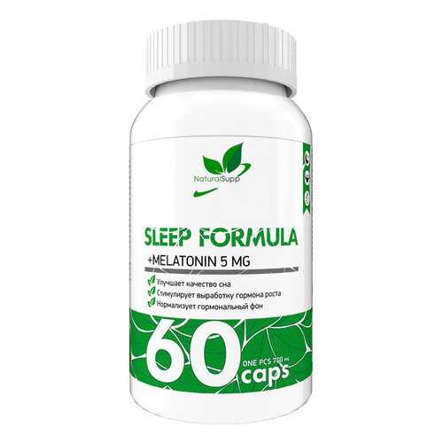 NaturalSupp Sleep Formula 60 капсул в Спортмастер