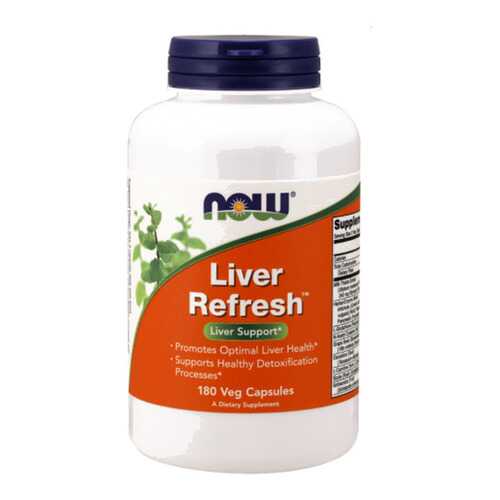 NOW Liver Refresh (180 капсул) - комплексный препарат для восстановления печени в Спортмастер