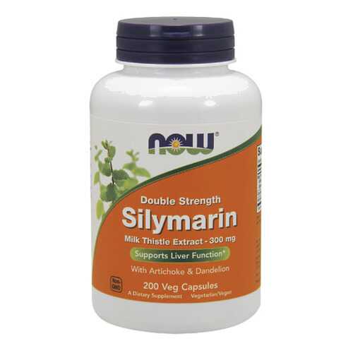 NOW Silymarin 300 мг (200 капсул) - силимарин, для восстановления печени в Спортмастер